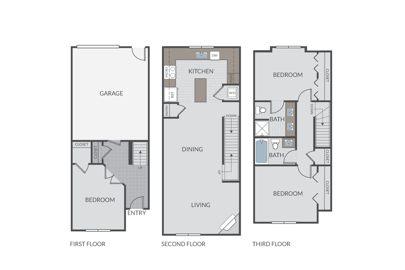 Juniper Townhome floor plan